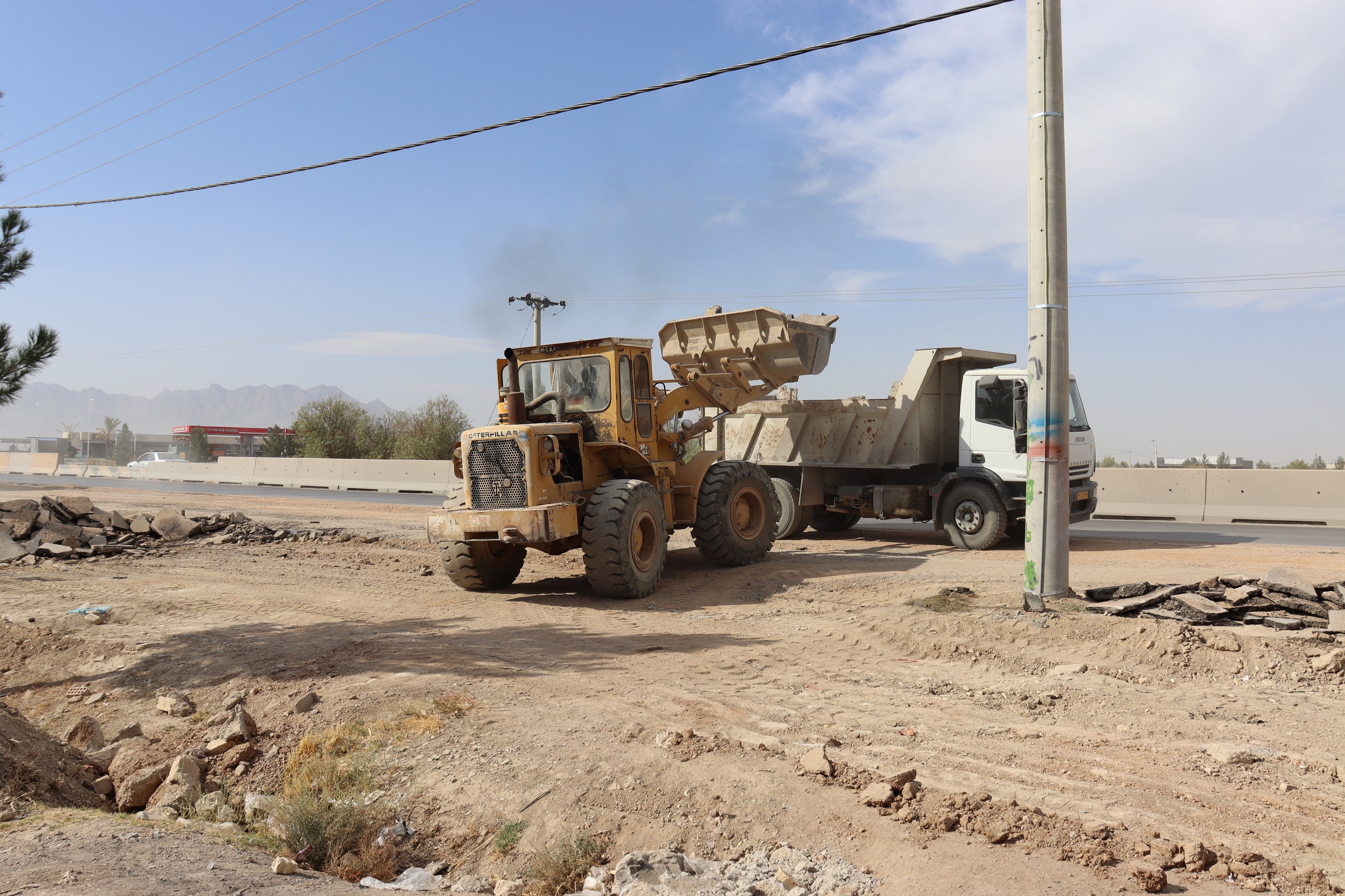 آغاز عملیات خاک‌برداری بلوار سردار سلیمانی